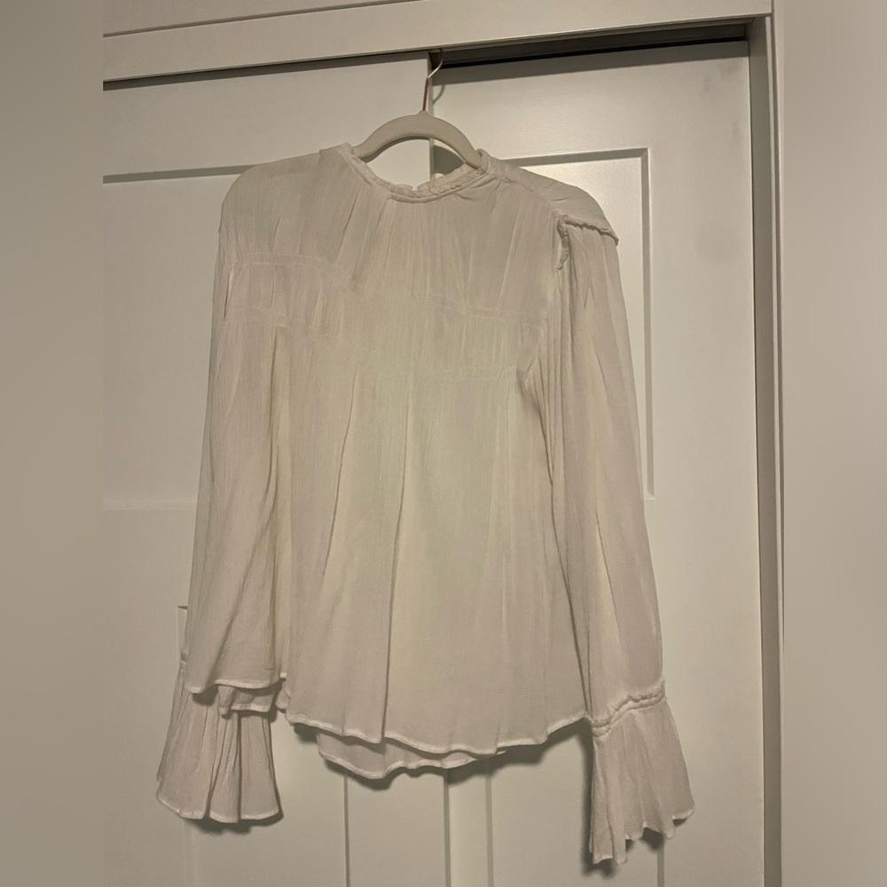White Free People Blouse
